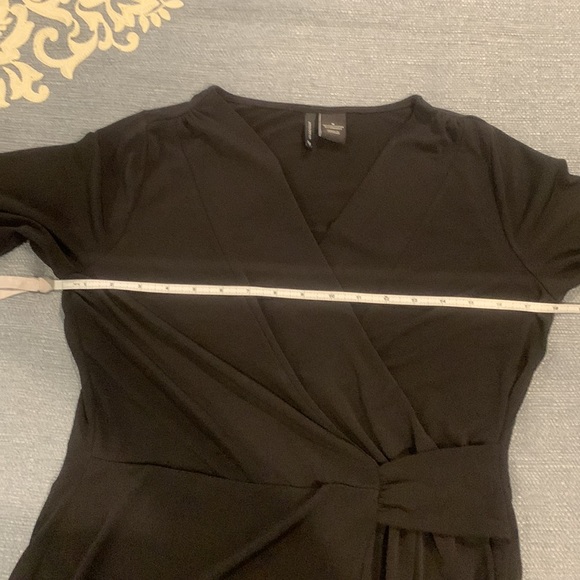 New Directions Black Sz S Top w/3/4 sleeves - Picture 3 of 6